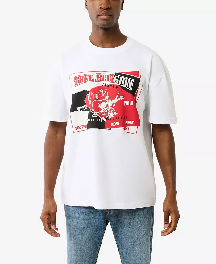 

Мужская футболка с коротким рукавом Torn True Religion, белый
