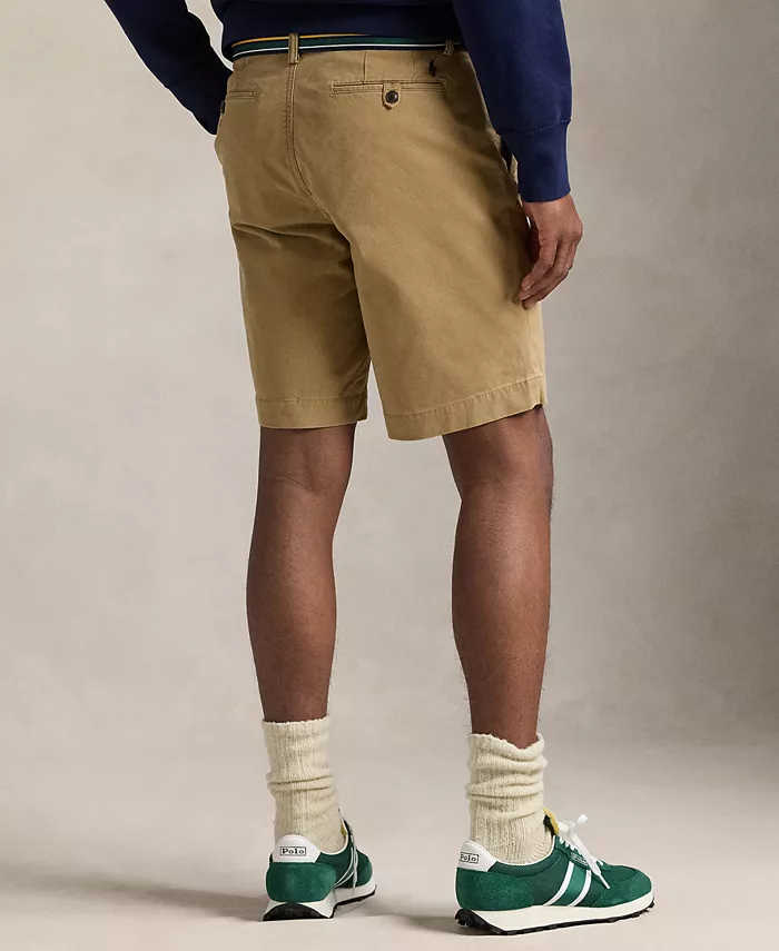 Эластичные шорты-чиносы классического кроя длиной 9 дюймов Polo Ralph Lauren, загар/бежевый — фото 3