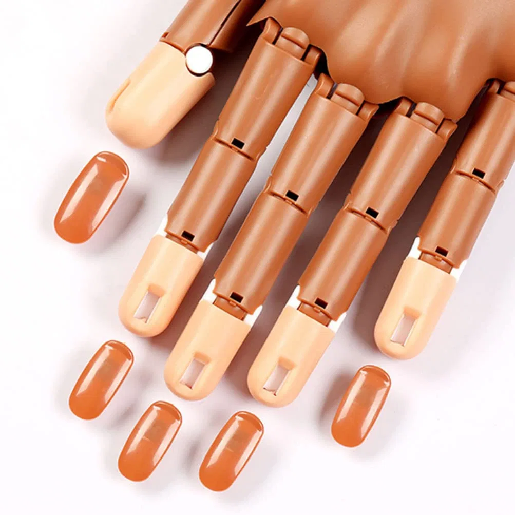 Модель для тренировки маникюра Fake Finger Practice Model Nail, 200 шт. ‎Lurrose — фото 2