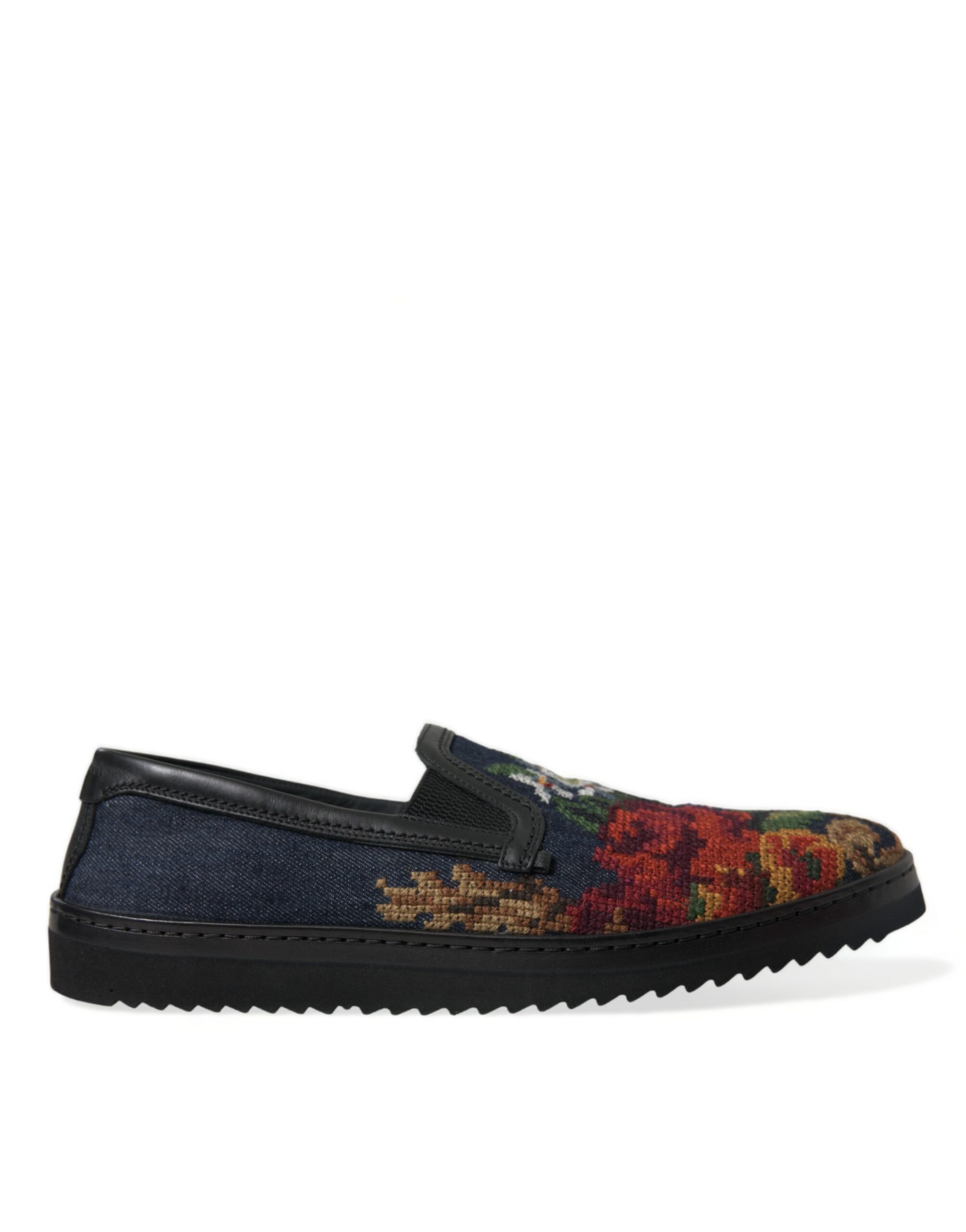 

Элегантные разноцветные цветочные мокасины Dolce & Gabbana