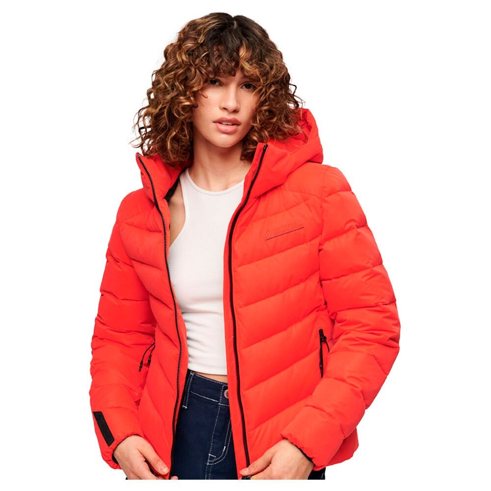 

Куртка Superdry Microfibre Padded, оранжевый