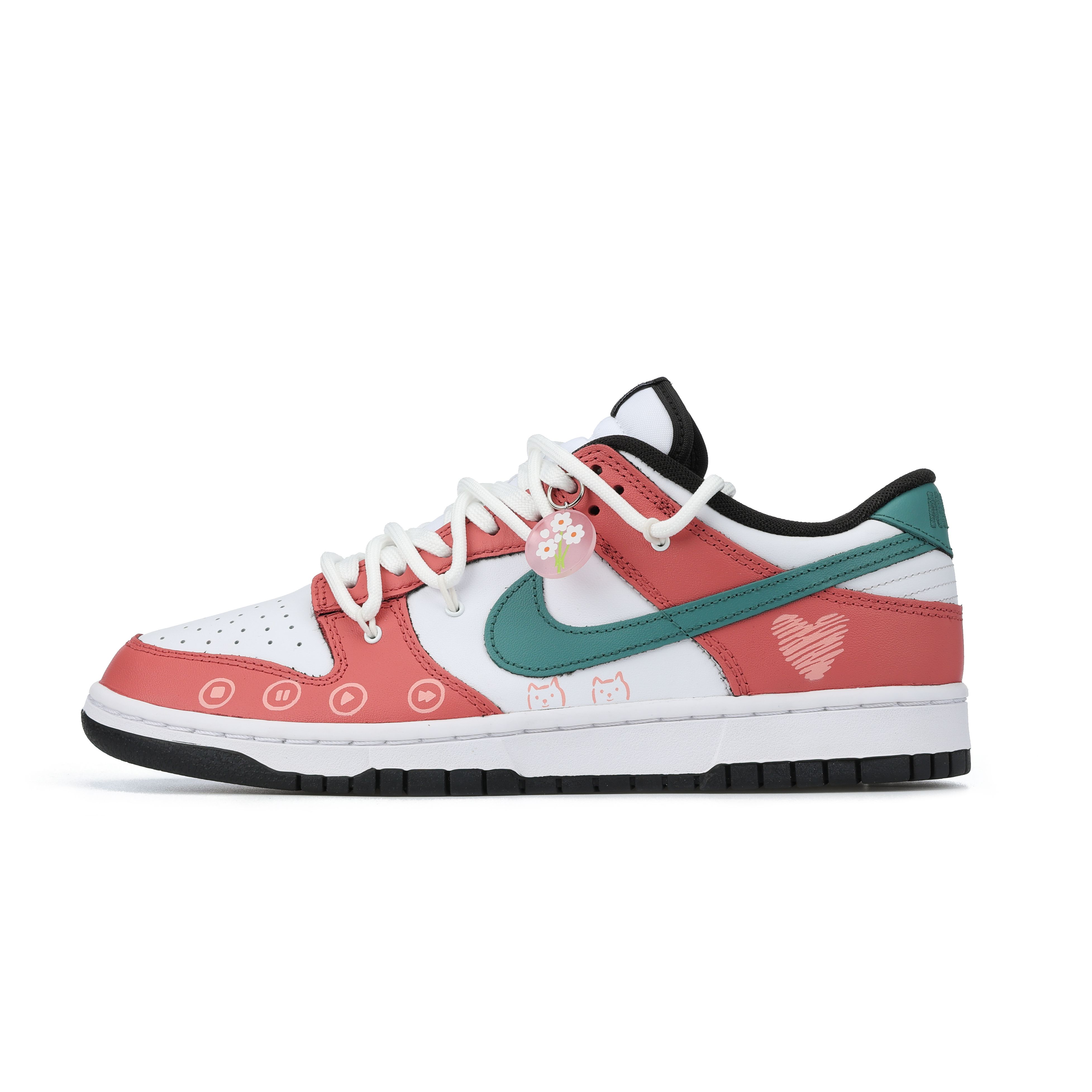 

Кроссовки Nike Dunk Skateboard Shoes Women's Low-Top Pink, розовые, Розовый, Кроссовки Nike Dunk Skateboard Shoes Women's Low-Top Pink, розовые