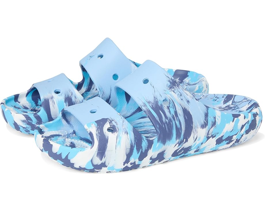 

Сандалии Crocs Classic Marbled Sandals, цвет Blue Calcite/Multi