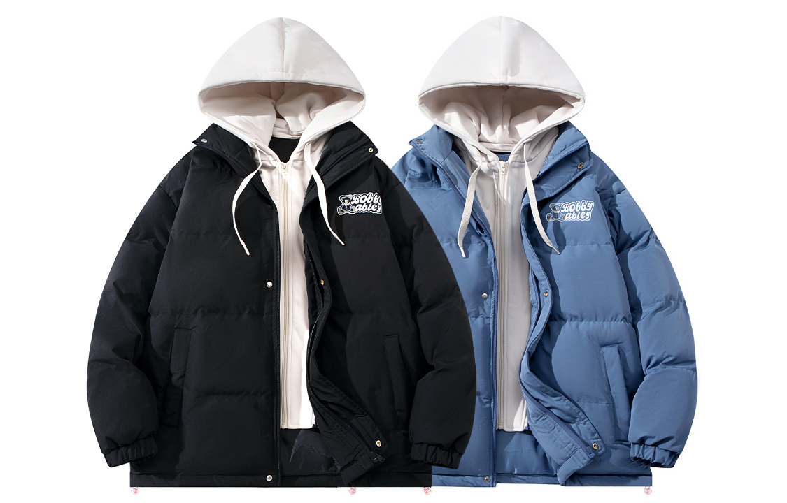 

BOBBY ABLEY Пуховик Unisex, 2 Pack (Black White+Blue White)