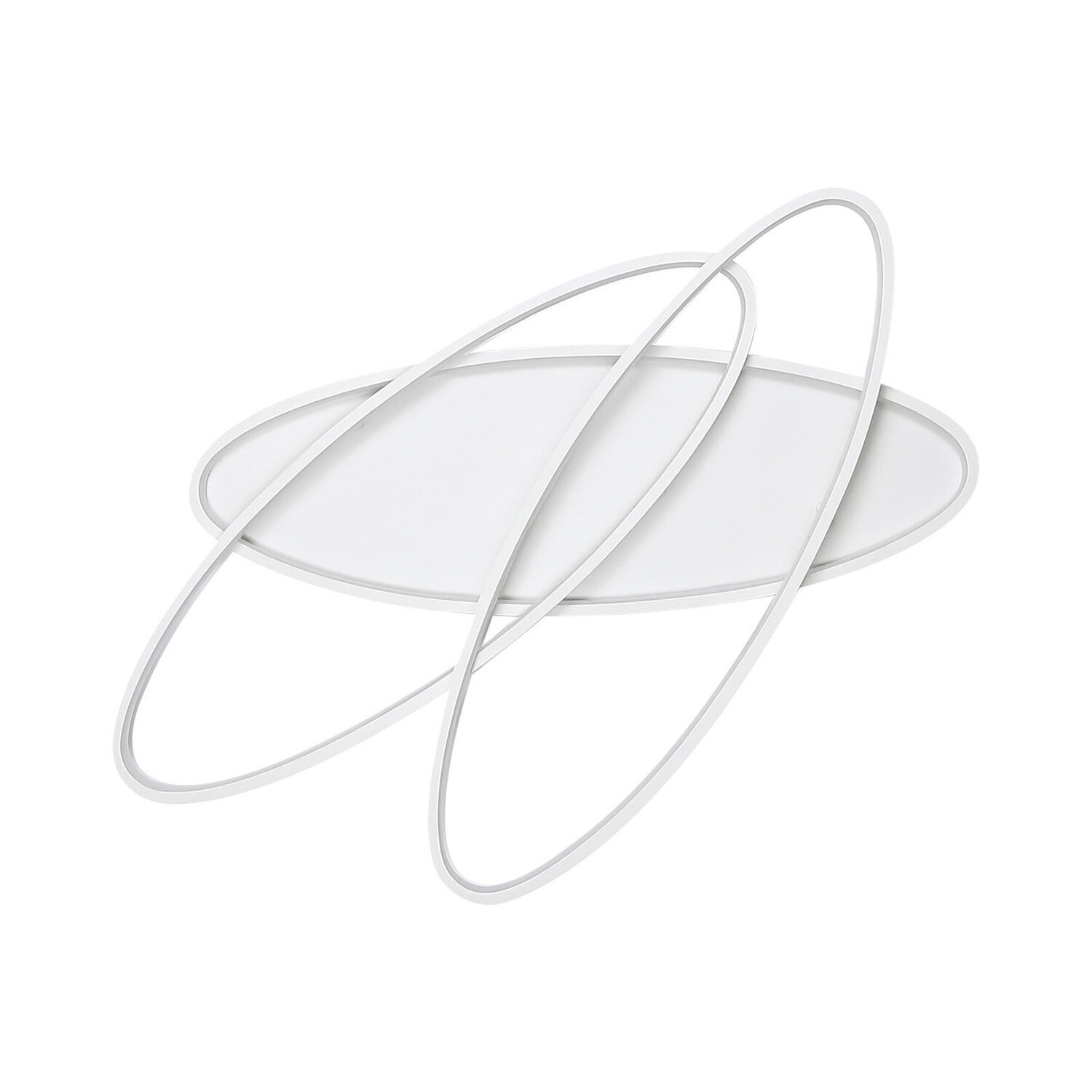 

Светодиодный потолочный светильник Nettlife, 62x60x9,5 см, белый