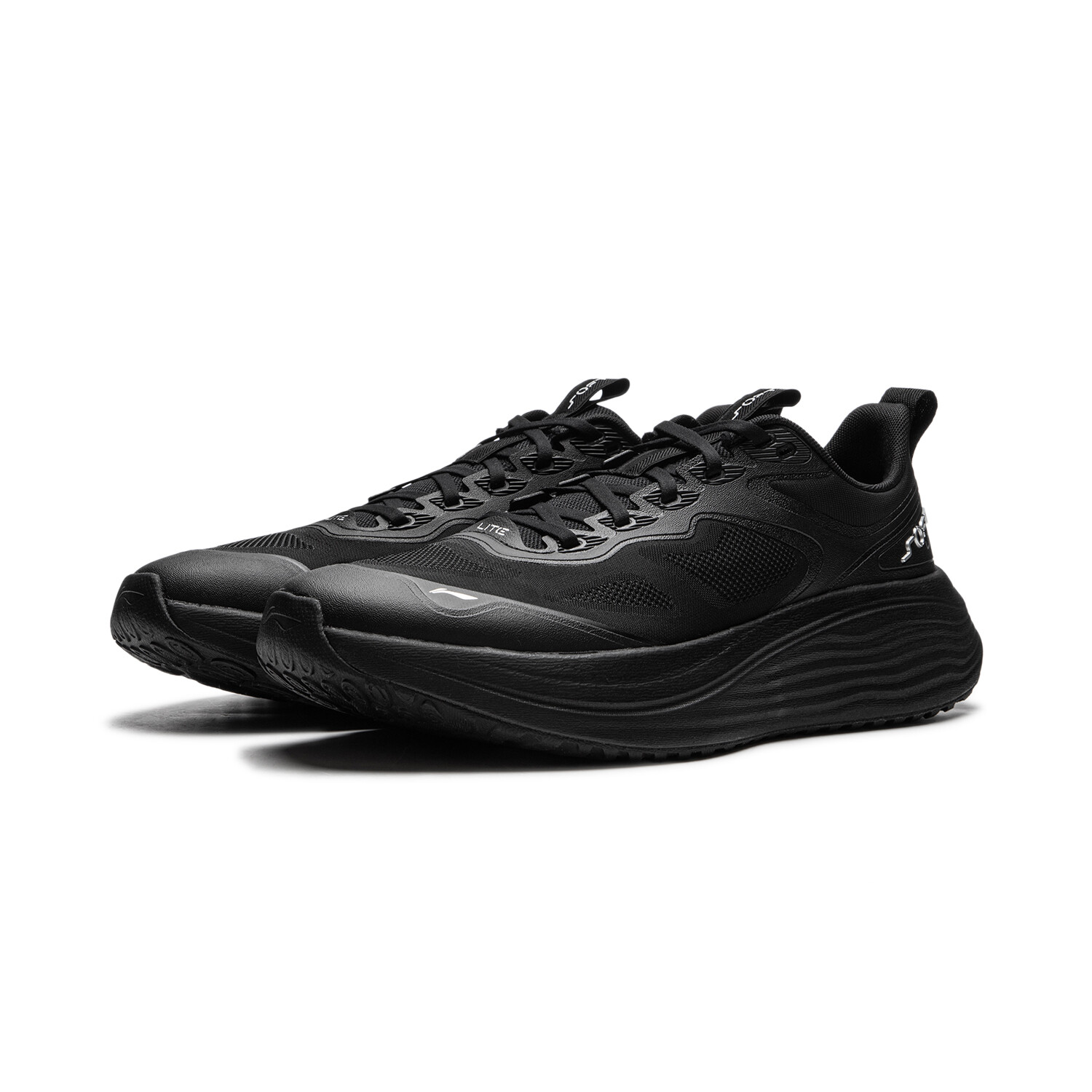 Кроссовки LINING Soft Lite Lifestyle Shoes Men Low-top Black, черный — фото 3