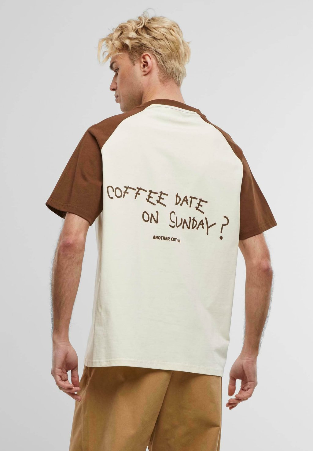 

Футболка с принтом COFFEE DATE Another Cotton Lab, белый