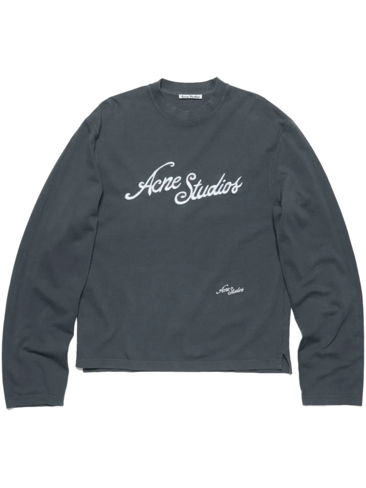 

Толстовка с логотипом Acne Studios, серый