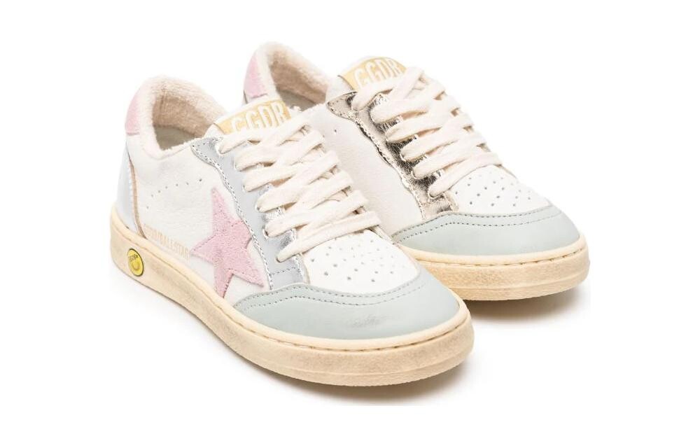 Детские кожаные кроссовки Ballstar Golden Goose, синий — фото 3