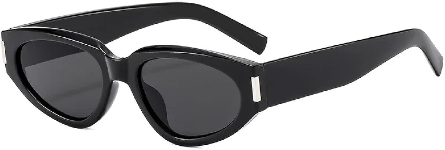 

Солнцезащитные очки с защитой от УФ-излучения UV400 | Маленький размер "кошачий глаз", градиентный цвет | Для женщин и мужчин, для занятий спортом на открытом воздухе и вождения DSVIGF, Black