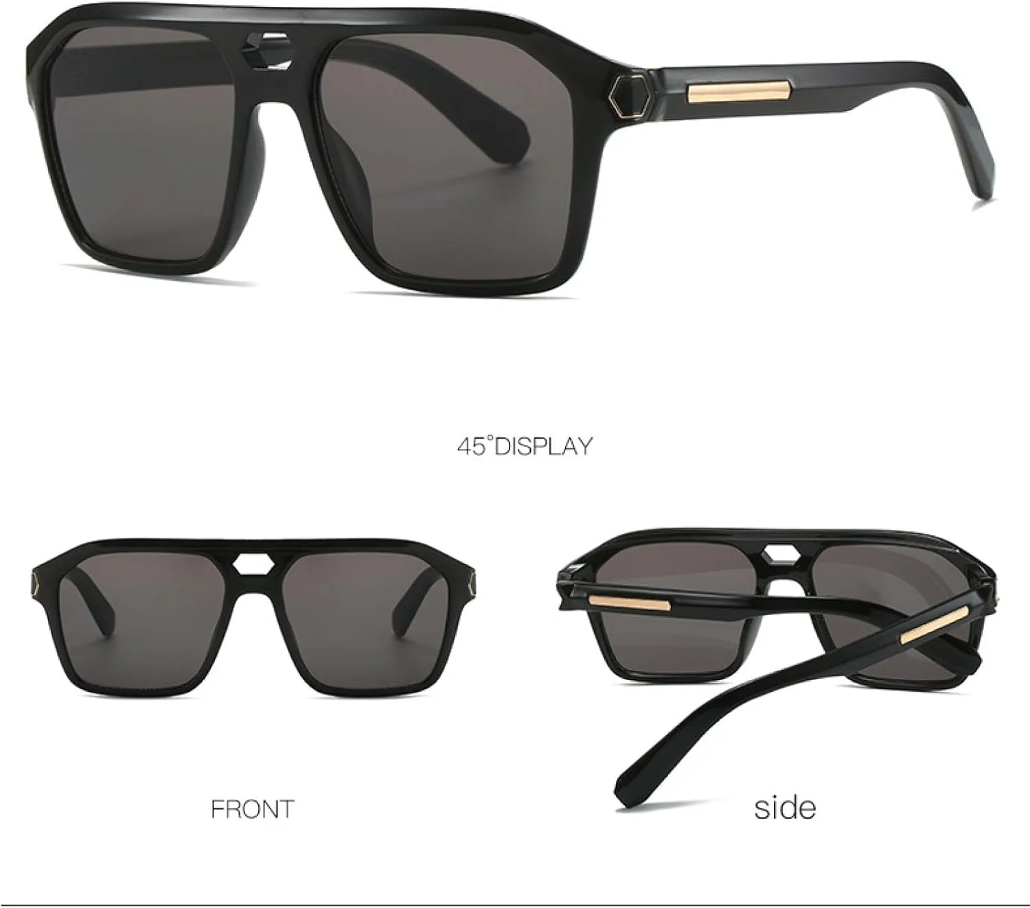 

Роскошные солнцезащитные очки для женщин и мужчин. Модные солнцезащитные очки в винтажном стиле с градиентным переходом цвета. Панк-очки TKKTLLT, Flower Gray