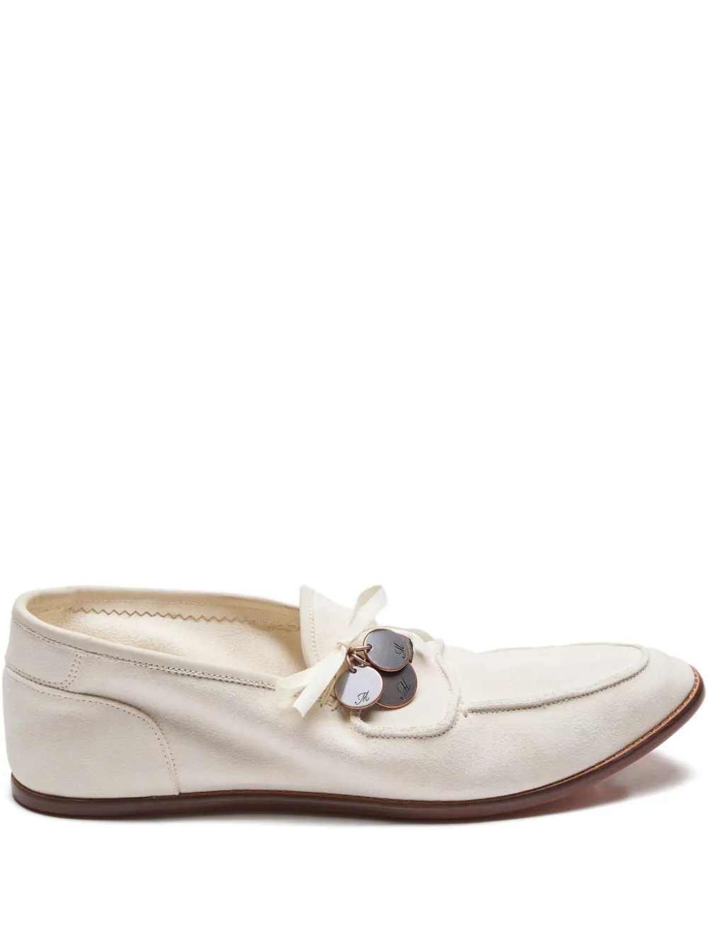 

Декорированные лоферы Suicoke, белый