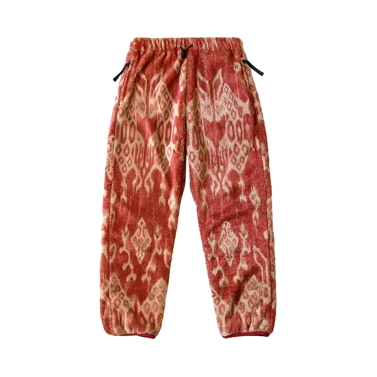 

Брюки Kapital Java Kasuri Fleece Easy 'Red', красный