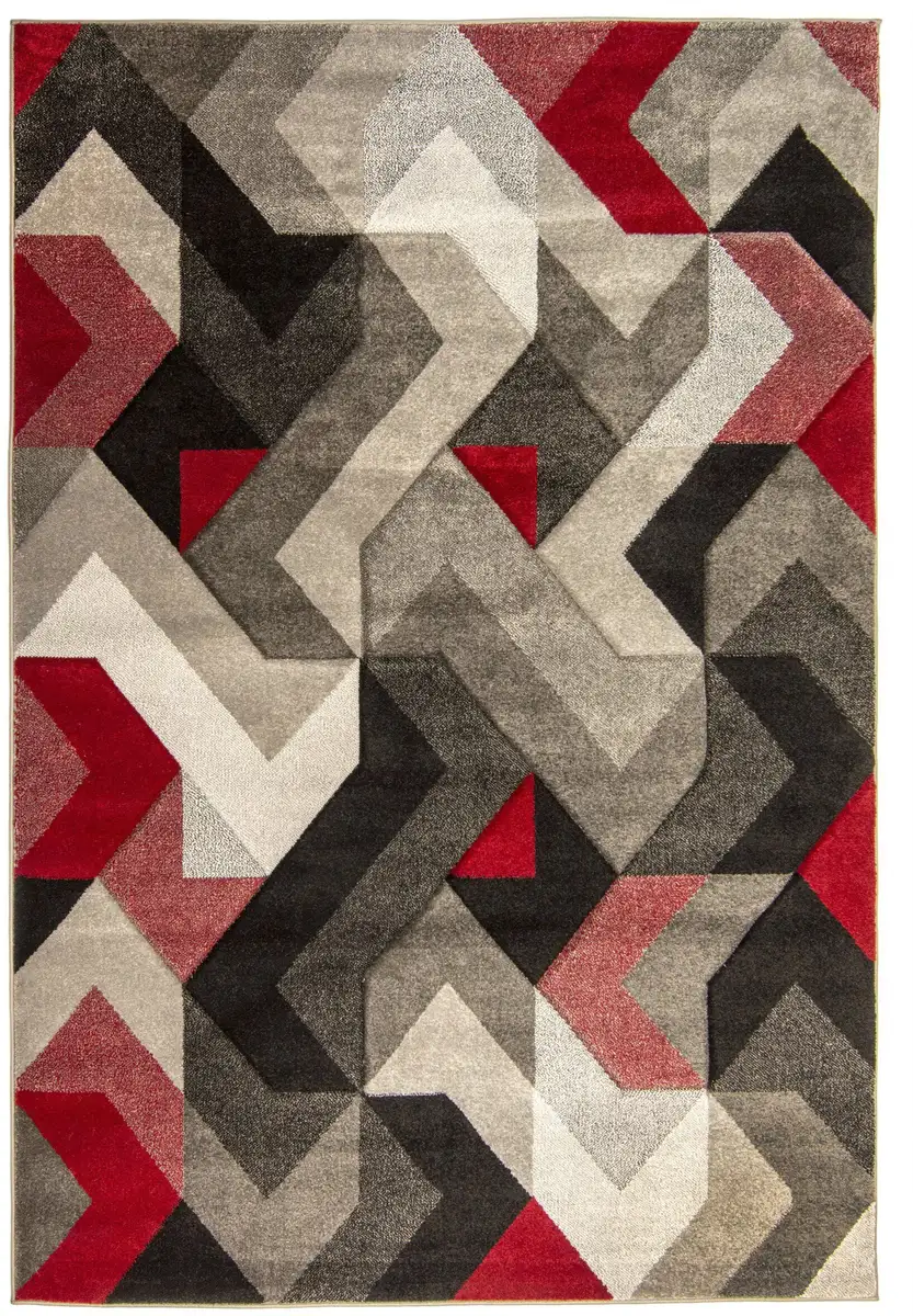 

FLAIR RUGS ковер "AURORA", прямоугольный, ручная резьба 160х230 см, красный