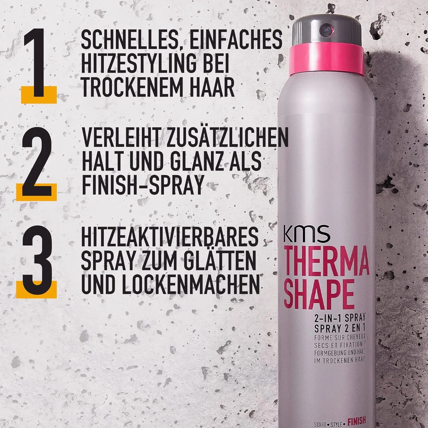 Спрей для укладки волос «Thermashape 2-In-1Spray» от KMS, 200 мл Kms — фото 3