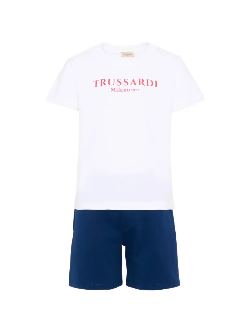 Шорты с логотипом (комплект из двух штук) Trussardi Junior, белый