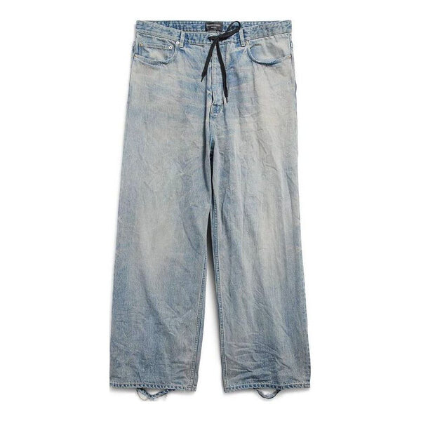 

Брюки oversized baggy pants 'light blue' Balenciaga, голубой