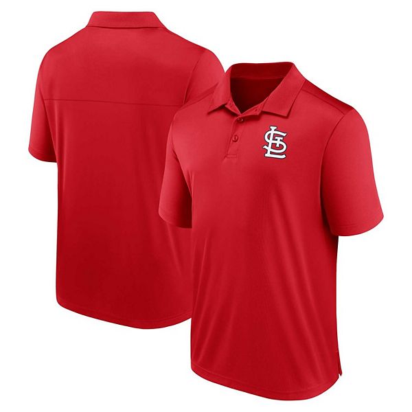 

Мужская поло с логотипом St Louis Cardinals красного цвета Fanatics