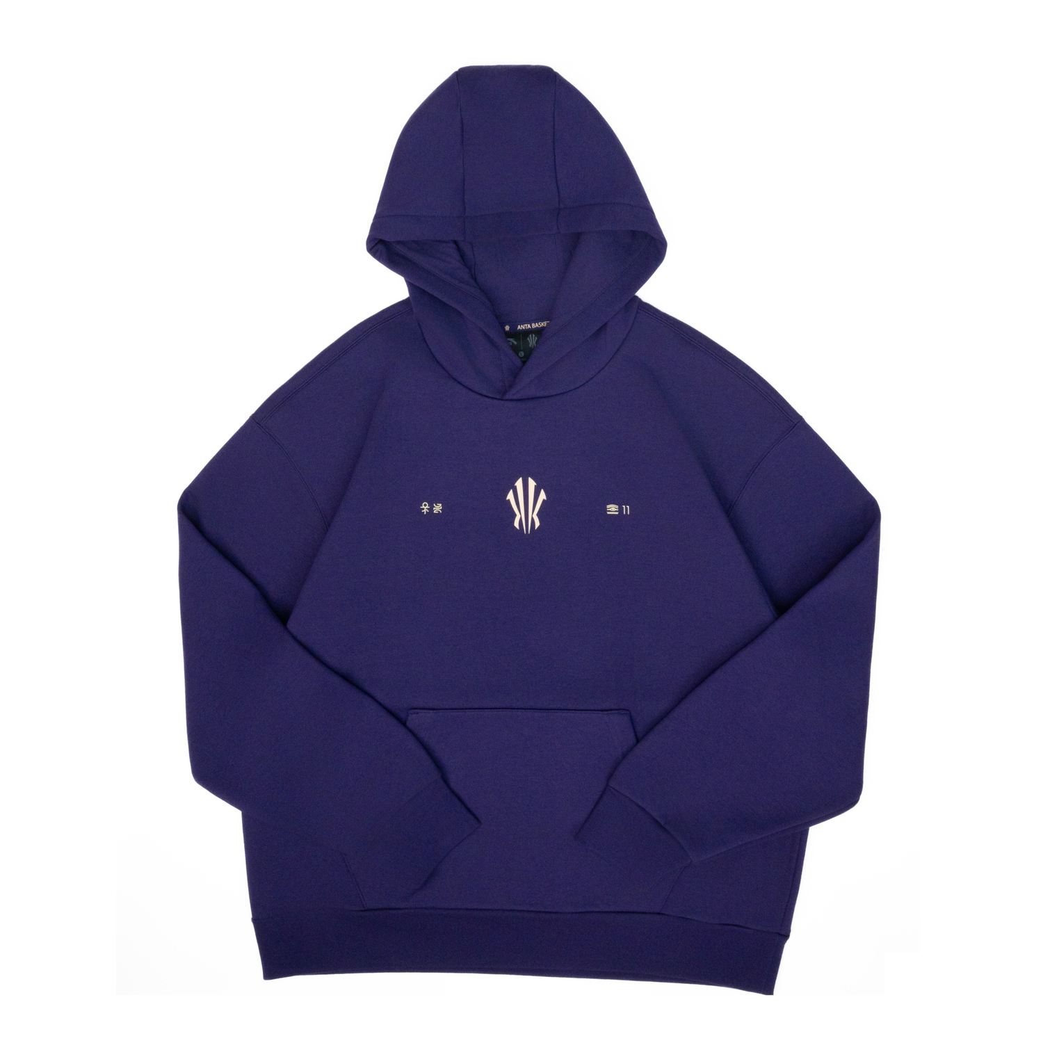 

Капюшон с мягкой флисовой подкладкой универсальный свободный свитшот unisex ANTA, темно-фиолетовый