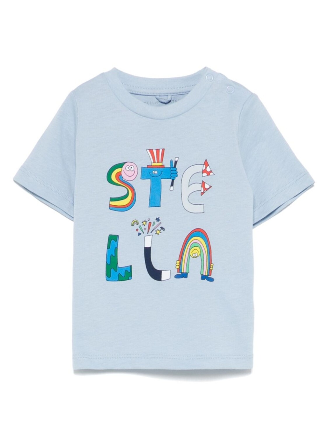 

Футболка с логотипом Stella McCartney Kids, синий
