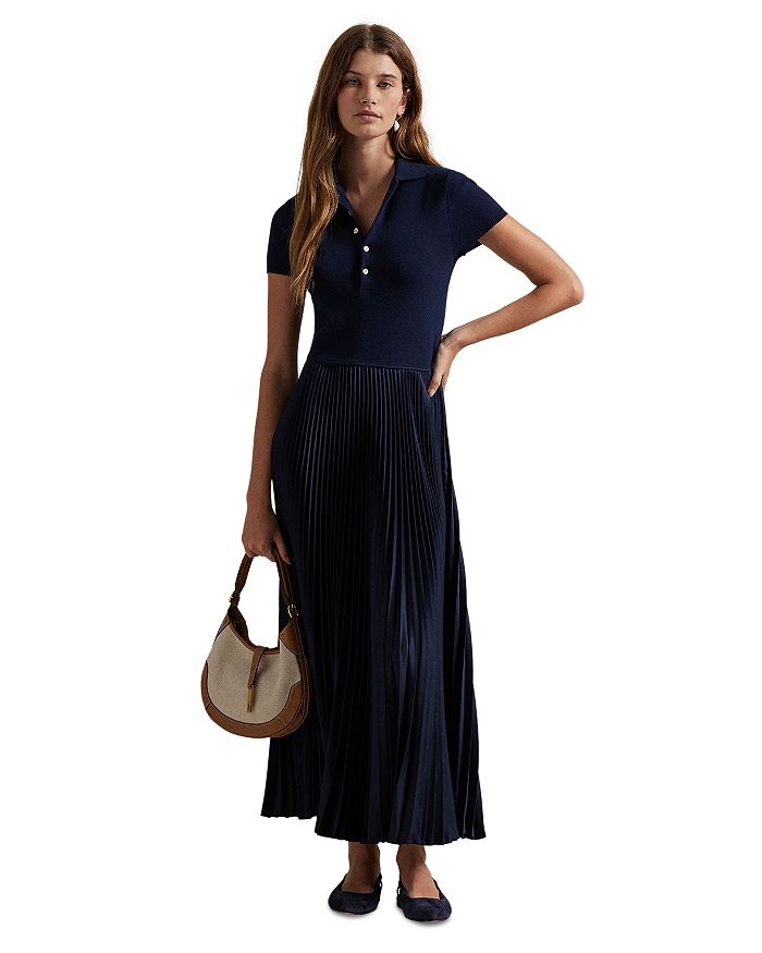 

Платье-свитер Lauren Ralph Lauren Polo Bodice, синий