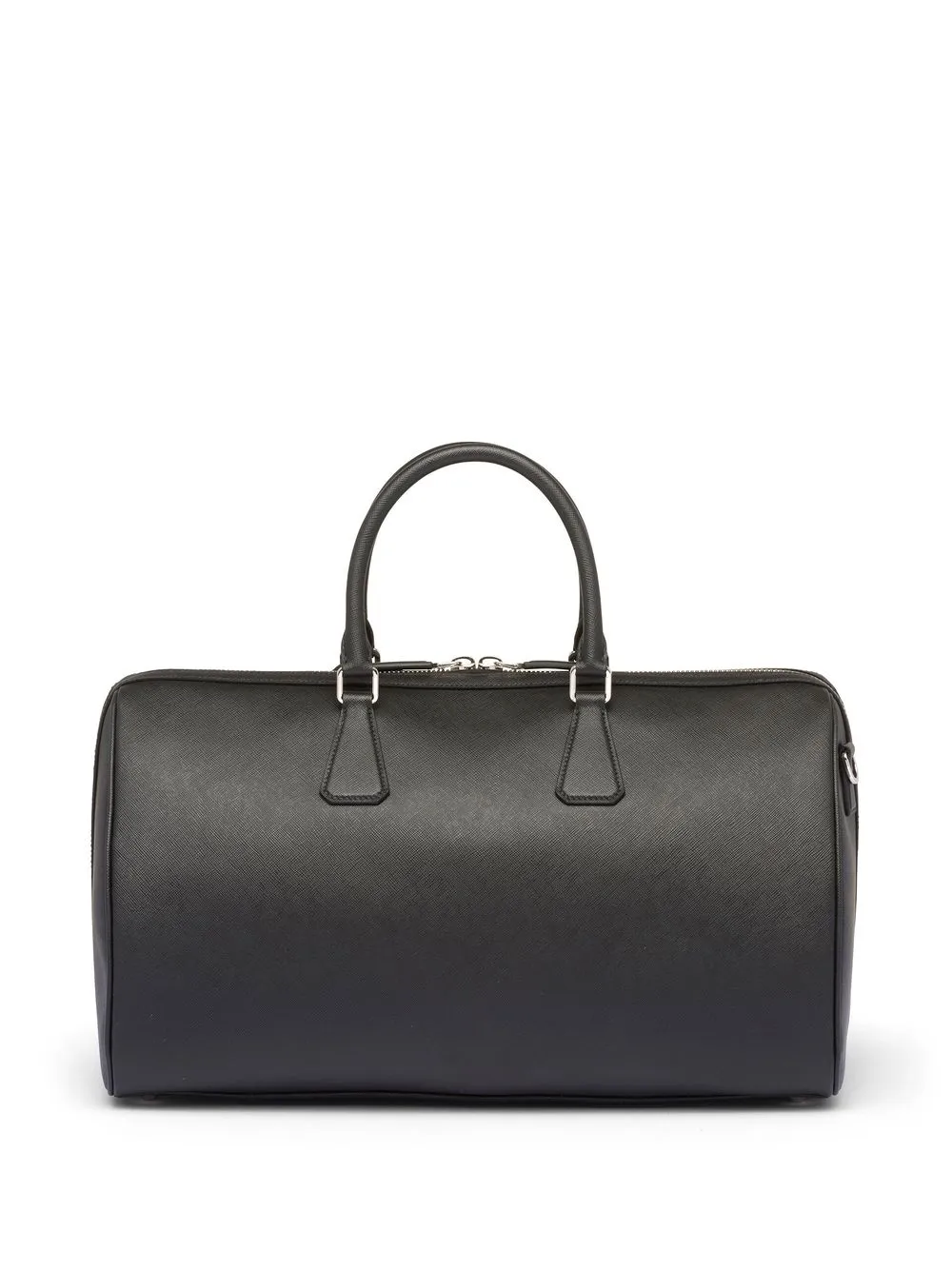 Дорожная сумка из сафьяновой кожи Prada, черный — фото 3