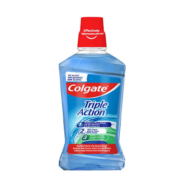 

Ополаскиватель для рта без спирта Triple Accion Colgate, 500 ml