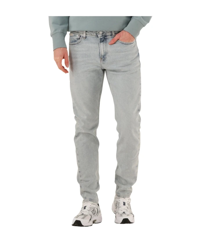 

Современные узкие джинсы-клеш Calvin Klein, синий