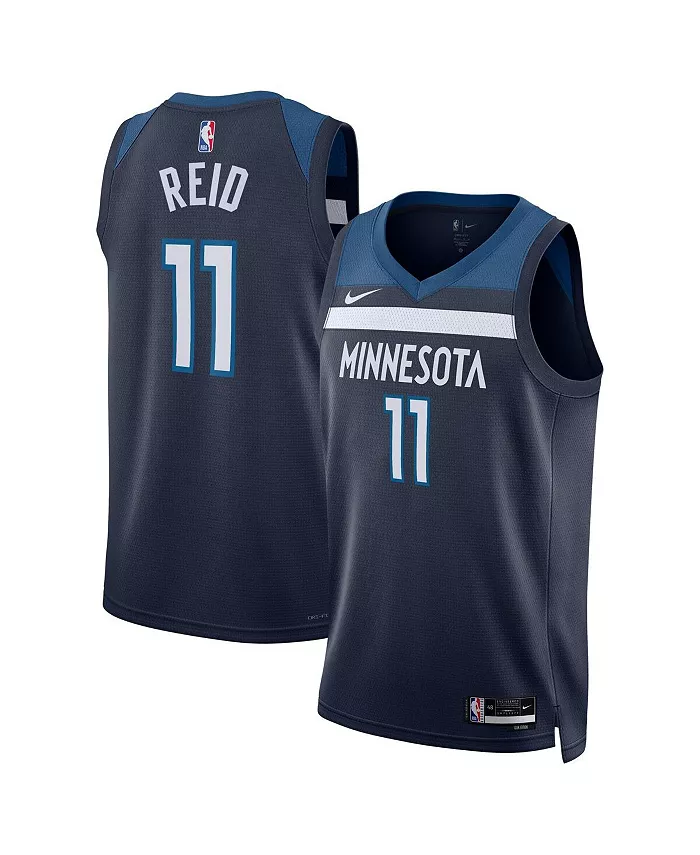 

Мужская и женская футболка Naz Reid Navy Minnesota Timberwolves Swingman Jersey - Icon Edition Nike