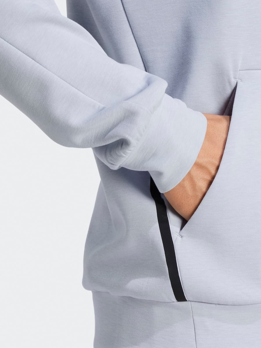 Спортивная толстовка ADIDAS PERFORMANCE Designed For Training, светло-серый — фото 3