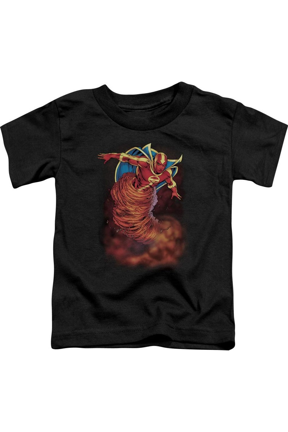 

Футболка с коротким рукавом для малышей "Лига справедливости Америки - Торнадо" Gildan, черный