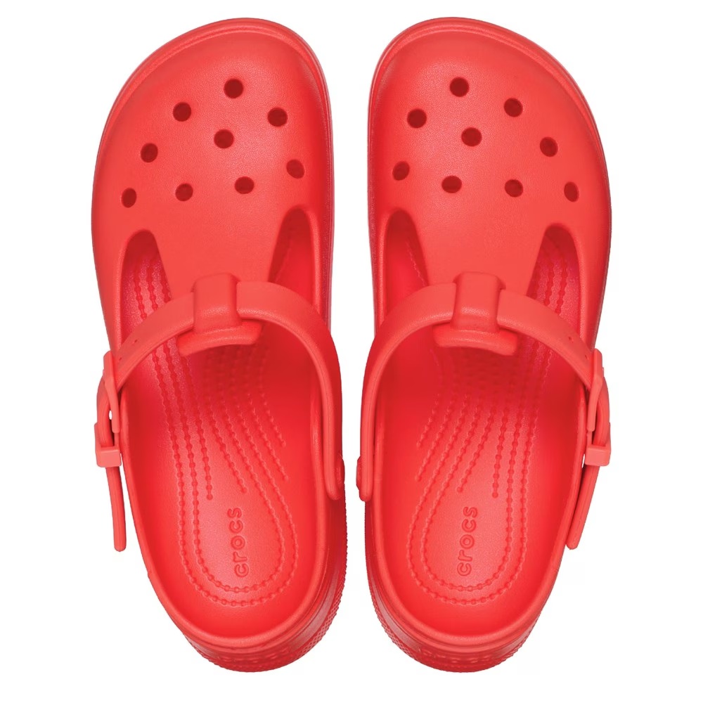 Классические туфли Мэри Джейн Crocs, красный — фото 3