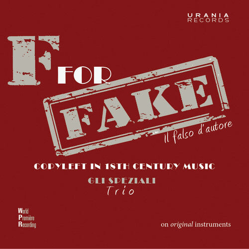 

CD диск Bach, J.C.: F for Fake