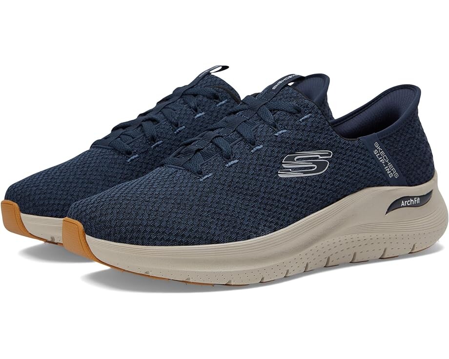 

Кроссовки SKECHERS Arch Fit 2.0 Look Ahead Hands Free Slip-In, темно-синий