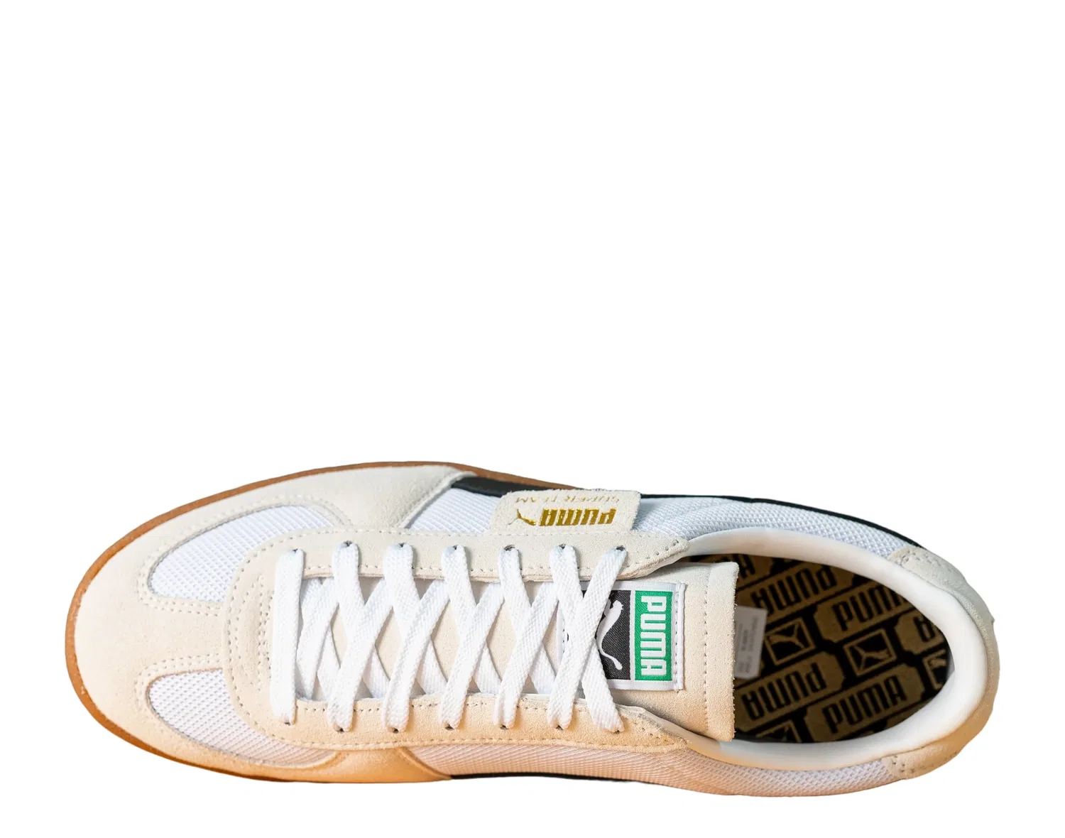 Кроссовки Puma Super Team OG Palermo Football Soccer 390424-08 White Gum — фото 4