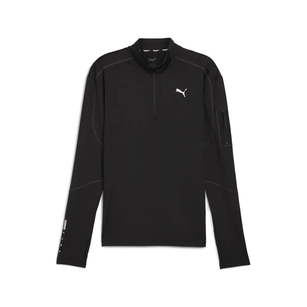 

Футболка Puma Flex 1/4 long sleeve, черный