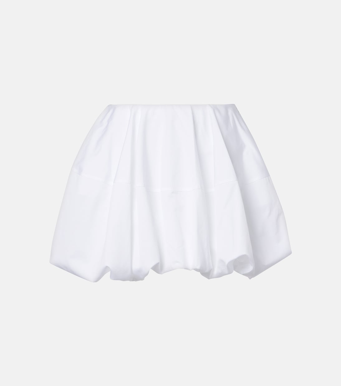 

Мини-юбка из хлопкового поплина Alaïa, Blanc