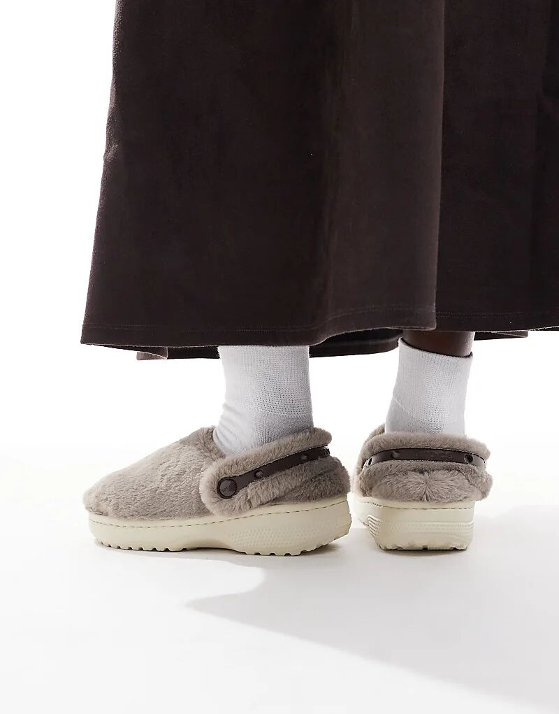 Сабо Crocs Unfurgettable, серый — фото 2