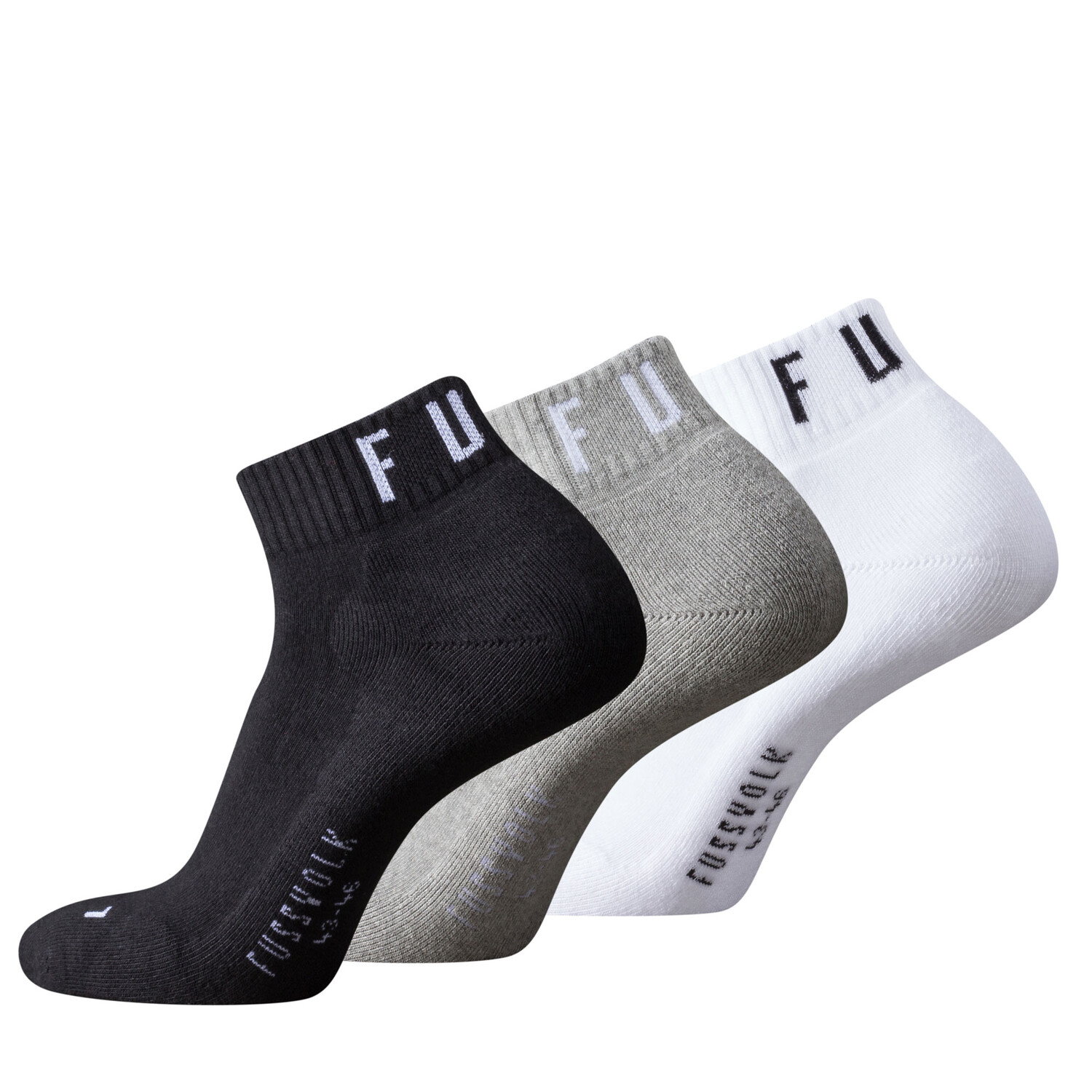 

Носки Fussvolk 3 шт Box Sport Quartersocks, цвет neutral mix