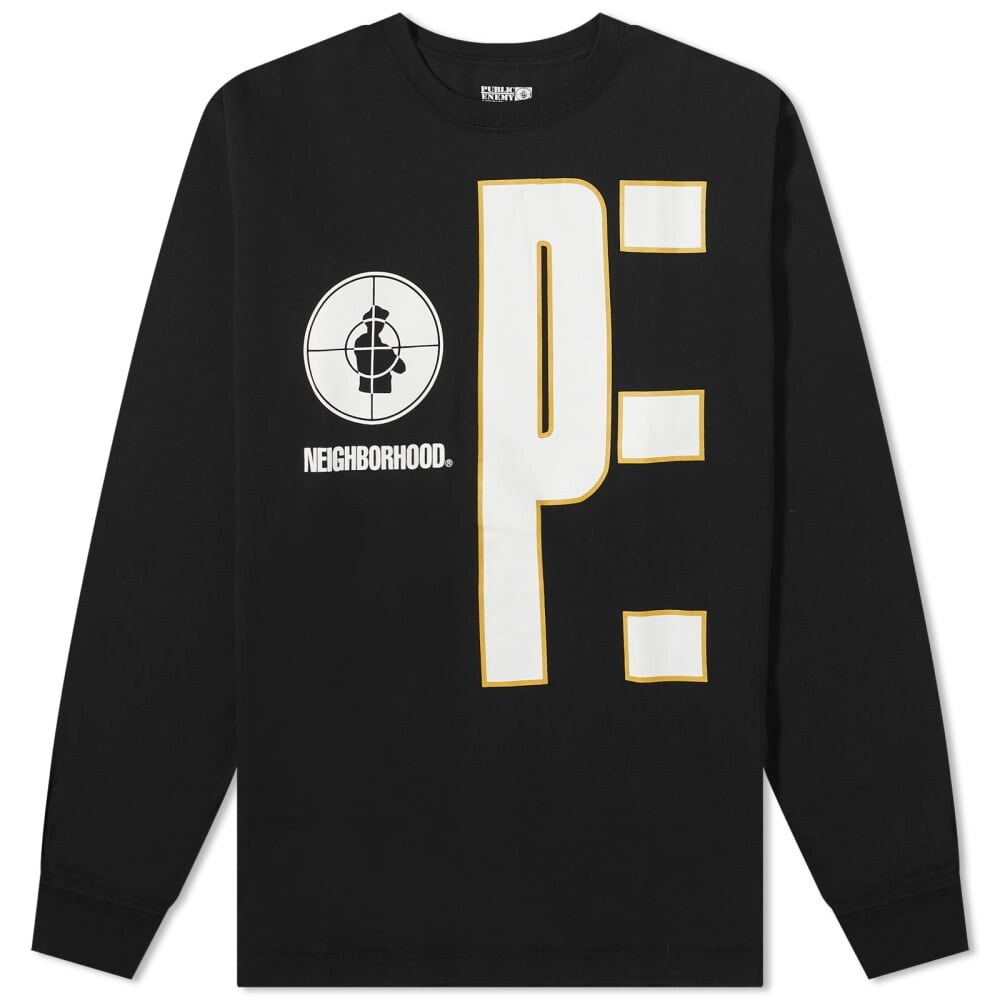 

Футболка с длинными рукавами Neighborhood x Public Enemy, черный