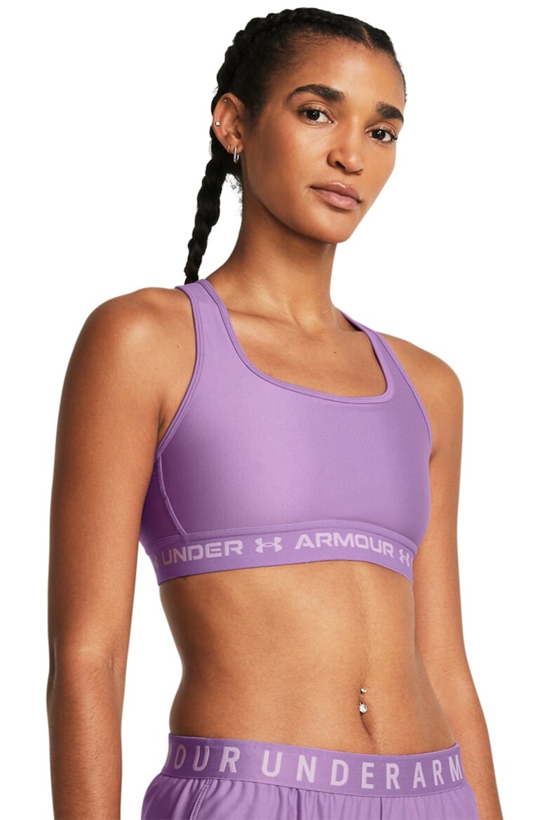 

Бюстье для фитнеса с логотипом и средней поддержкой Under Armour, фиолетовый
