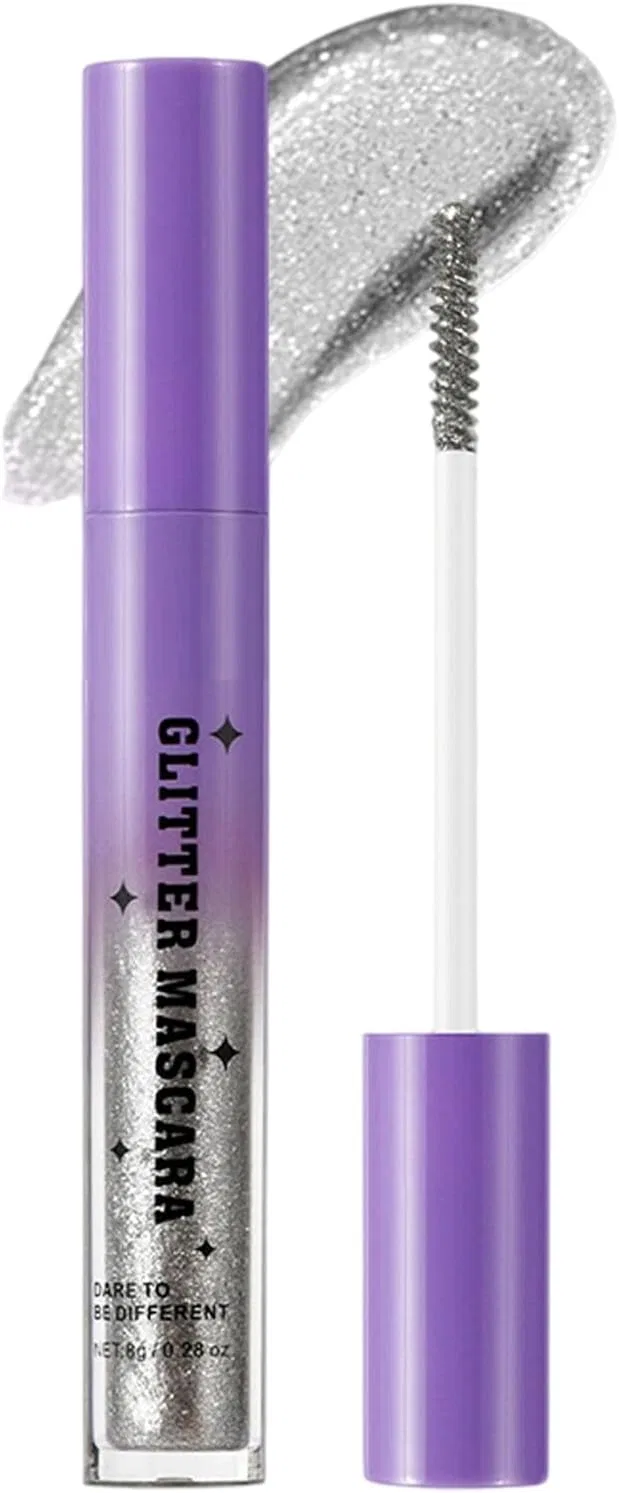 Тушь для ресниц с блестками Silvery, 8 г