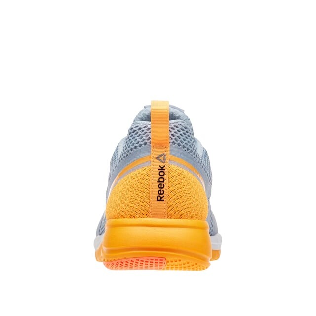 Серые синтетические женские кроссовки для бега Print Run 2 на шнуровке BD4545 Reebok, серый — фото 3
