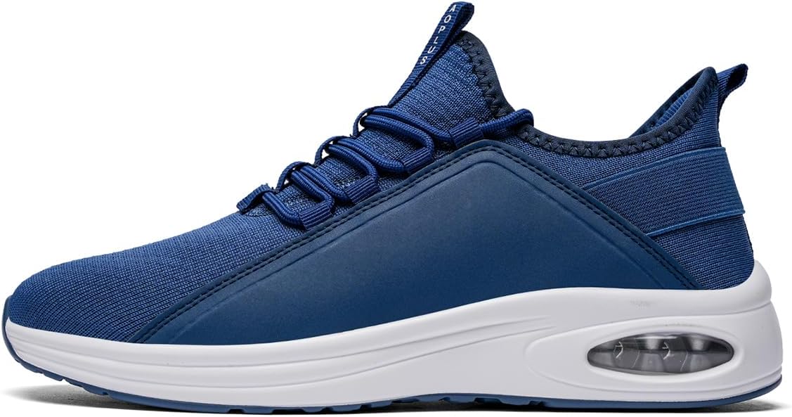 

Легкие мужские кроссовки AoPlus с воздушной подушкой - дышащие спортивные кроссовки для бега и повседневной носки, белый/синий