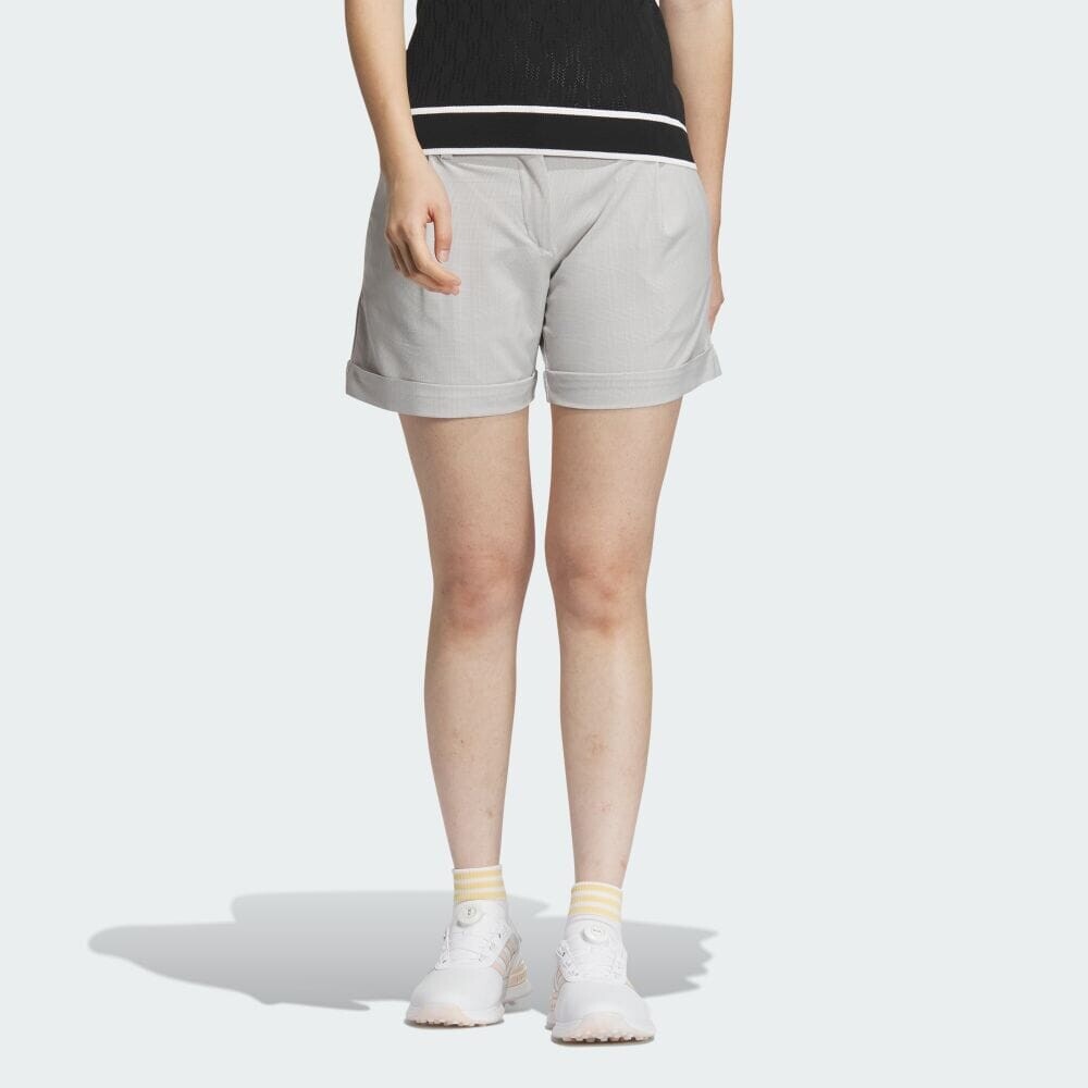

Шорты Adidas ULT365 Mini Check Stretch Shorts, цвет White/Grey Two