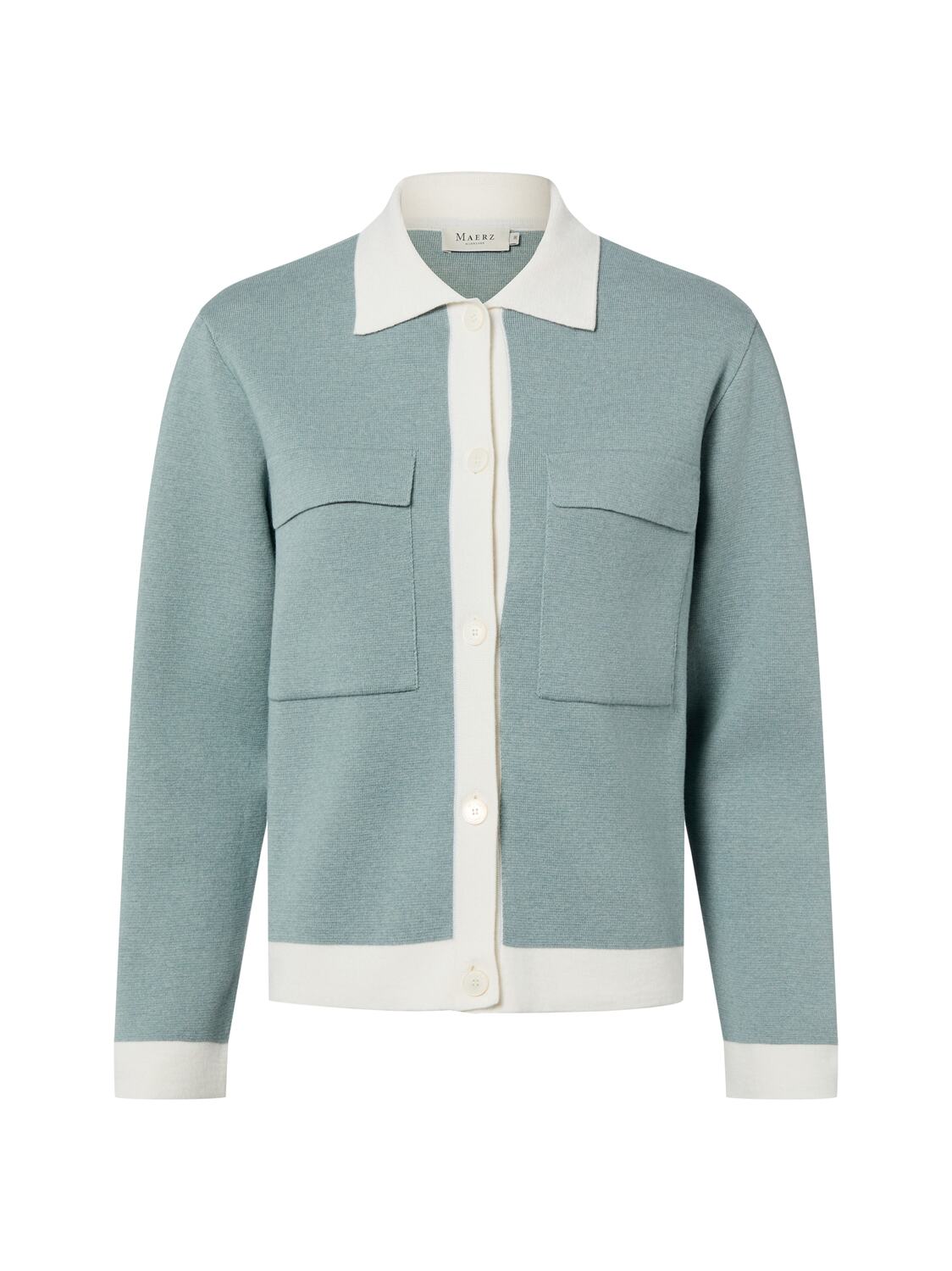 

MAERZ Muenchen Кардиган вязаный в цвете petrol