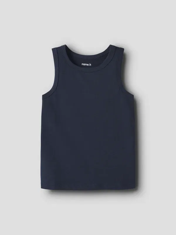 Футболка Nmmtank dino 2 pack undershirt Name It, темно-синий — фото 2