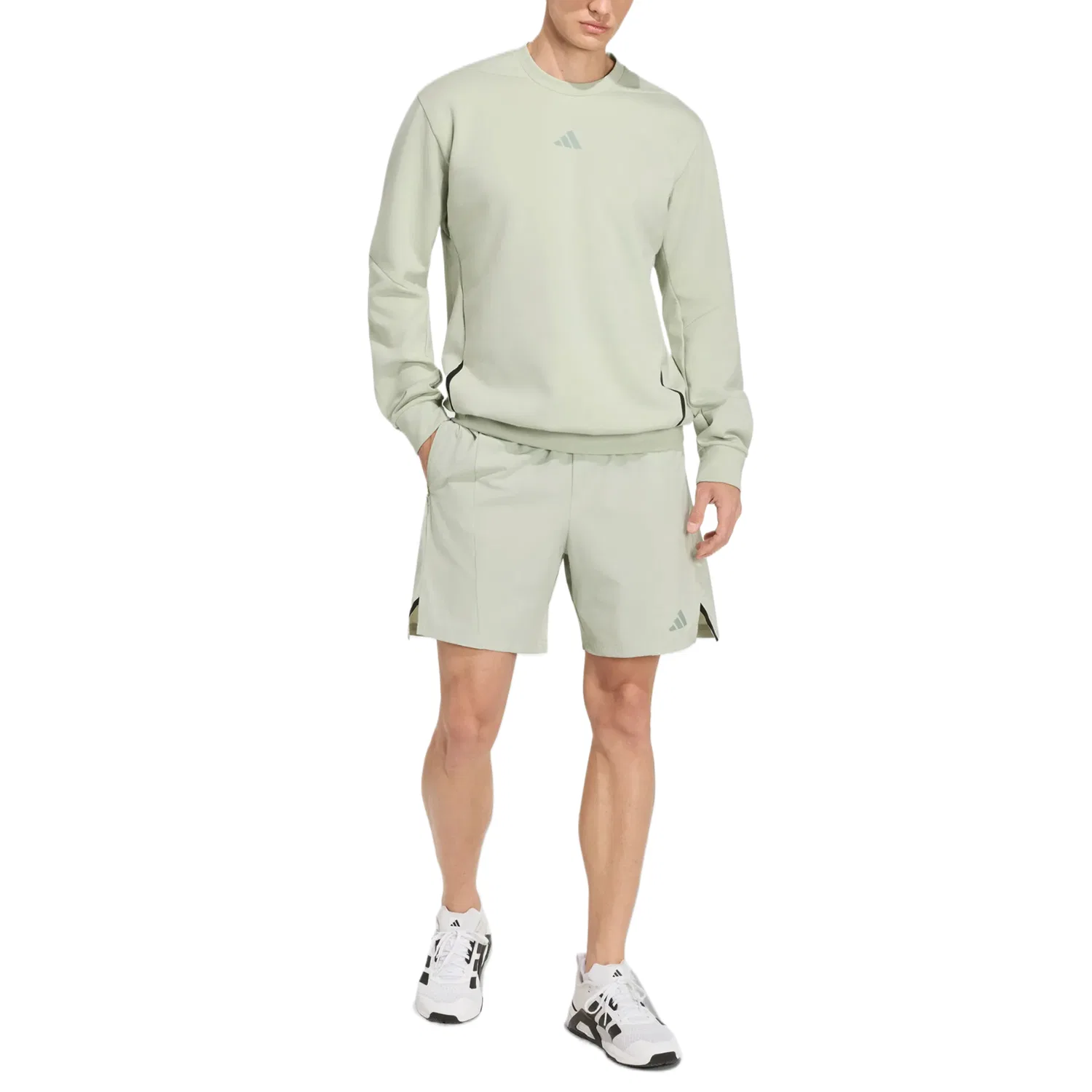 Спортивные шорты AEROREADY Adidas Halo Green — фото 4