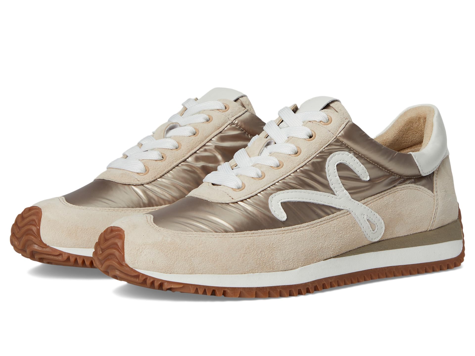 Кроссовки Vaneli Queen, цвет Nude Suede Combo