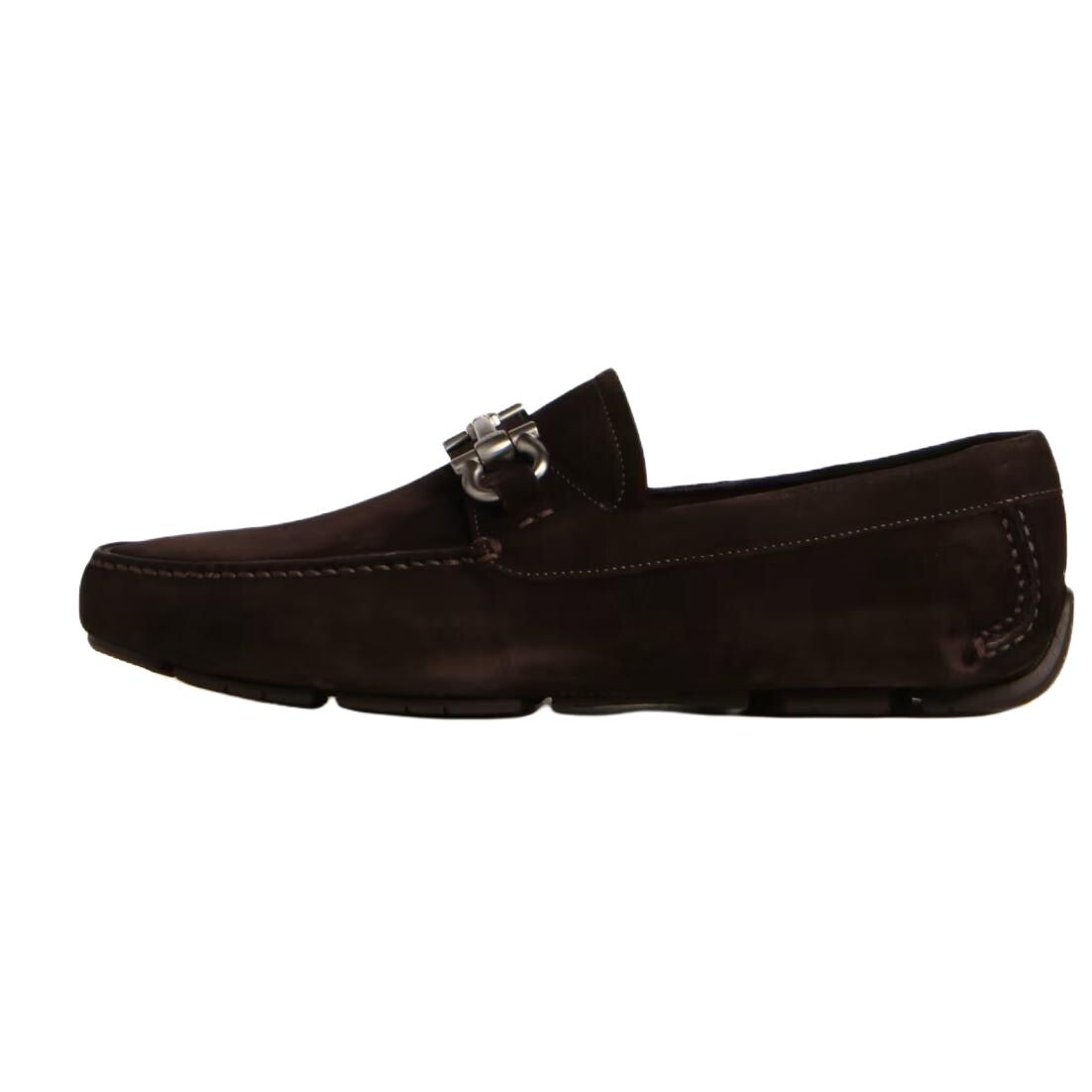 

Туфли мужские низкие Ferragamo с пряжкой, черный
